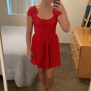 Jun & Ivy Red Dress